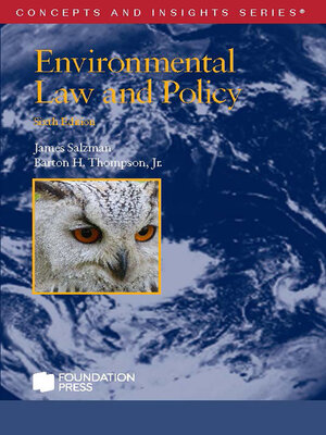 cover image of Environmental Law and Policy